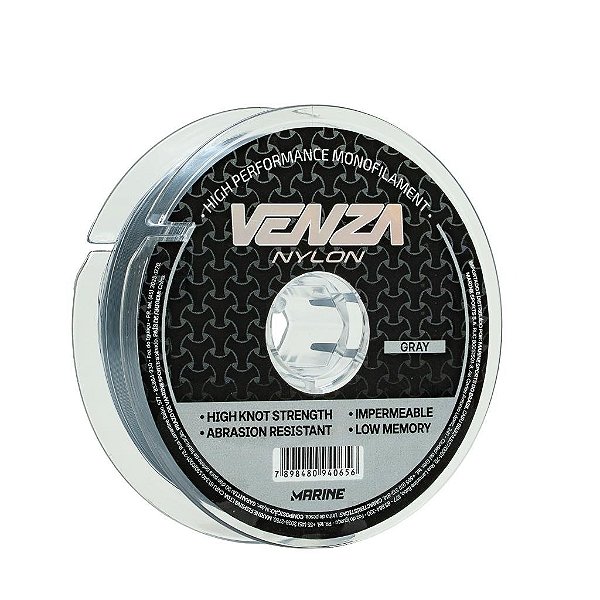 Linha Venza Cinza 100m 0.30mm 17.4lb Marine Sports