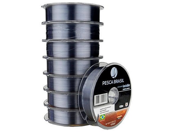 Linha Aqualine Invisible 100m 0.70mm 82.3lb Pesca