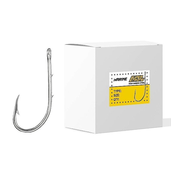 Cx Anzol 4330 1/0 Nickel C/100 Marine Sports