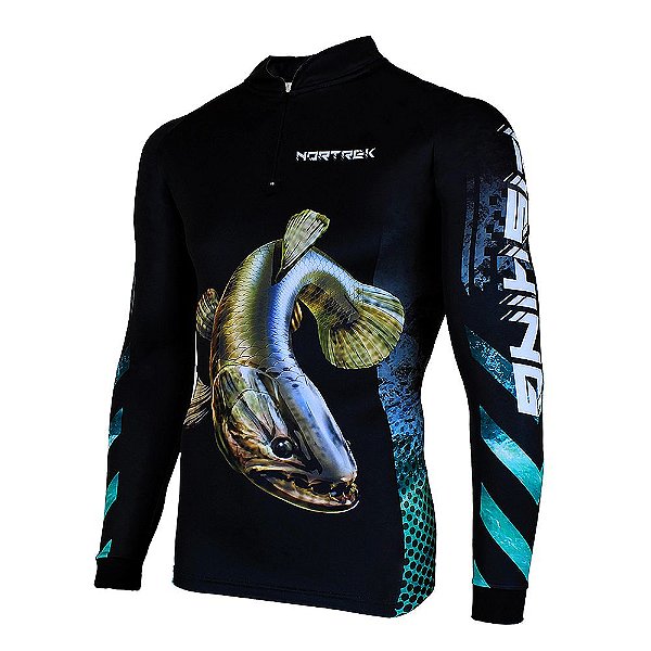Camisa Masculina Uv 50 Traira Ex Nortrek