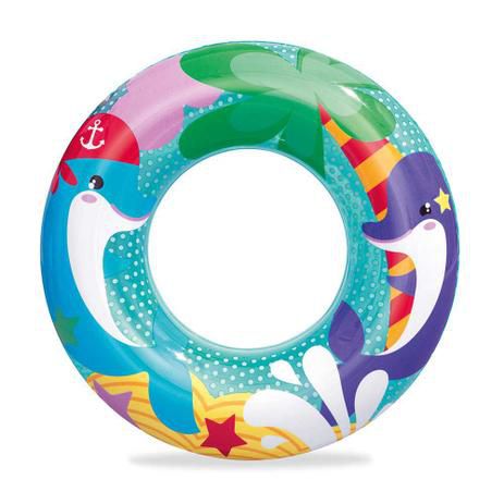 Boia Circular Inflavel Golfinho 51cm Ntk