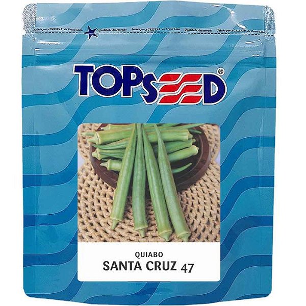 Semente de Quiabo Santa Cruz 47 100gr TopSeed