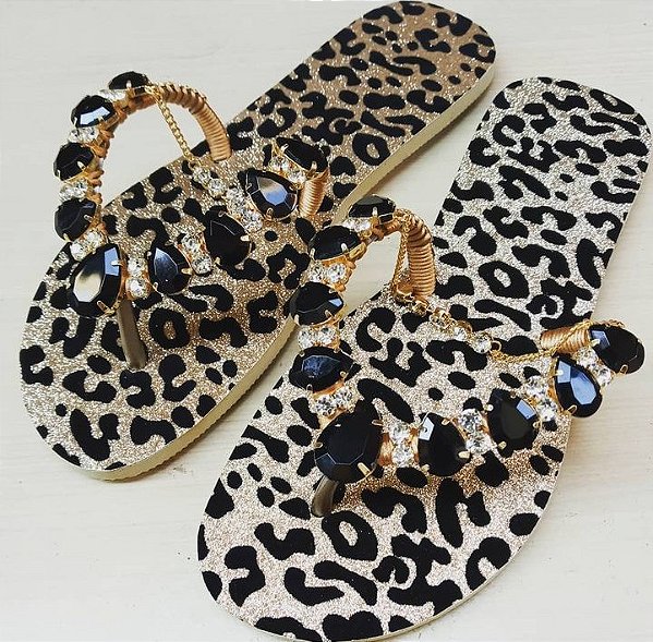Havaianas flat oncinha