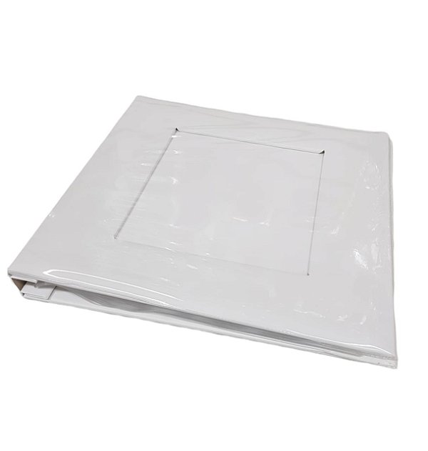 Álbum Scrapbook 30x30 com Pino Branco - 10 Folhas Plásticas