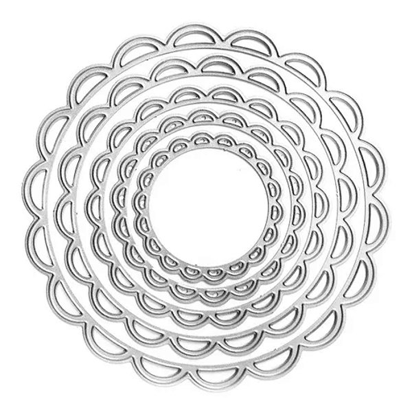 Faca para Corte e Relevo Elegance Toke e Crie Circulo Doily 21885