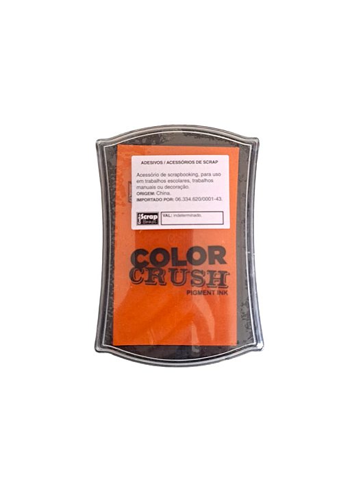 Carimbeira Pigment Ink Color Crush Hampton Art Stamp Orange