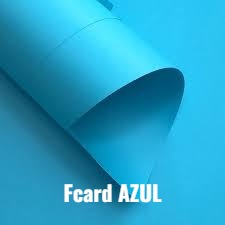 Papel Color Plus 180gr 30x30 cm - Fcard Azul 1402