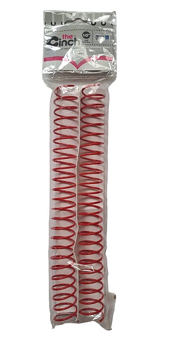 Wire-O 1,0" The Cinch Red Spiral Binding 710820 OUTLET