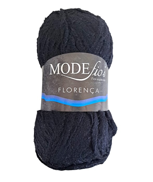 Novelo de Lã - Fio Florença Mode Fios Preto