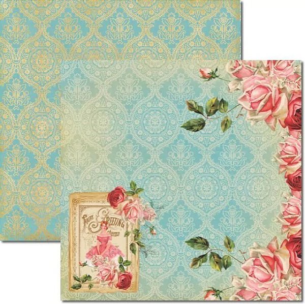 Folha Scrapbook Bailarina Rosa SC271 Arte Fácil