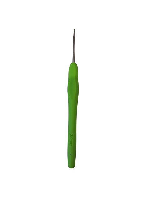 Agulha Croche Soft 2,0mm Verde 0113