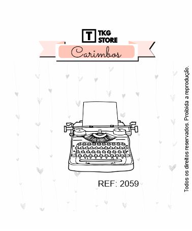 Carimbo Máquina de Escrever 2059