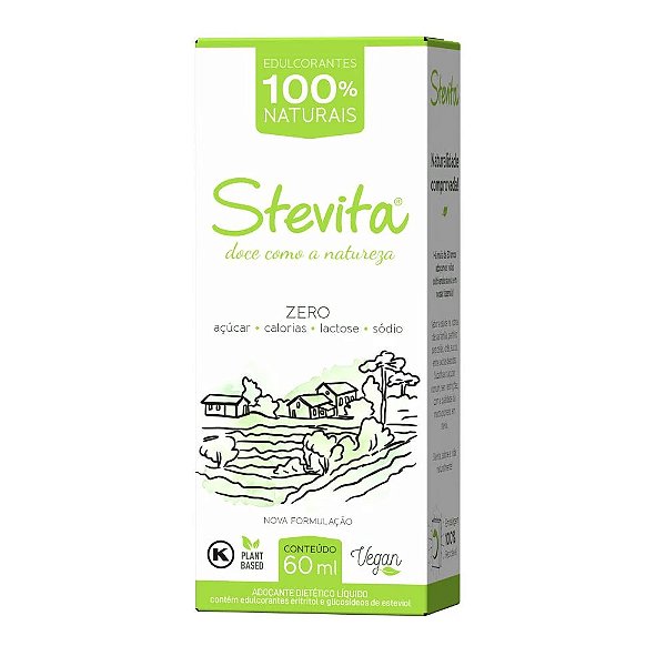Stevita Adoçante Líquido edulcorantes 100% naturais 60ml