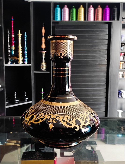Vaso Md Genie 30cm Preto