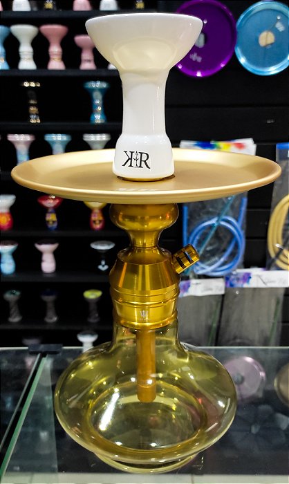 Narguile Triton Zip Dourado - Promoção