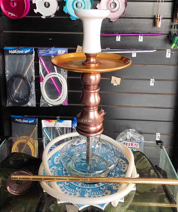 Narguile Vgod Peão Rose Gold