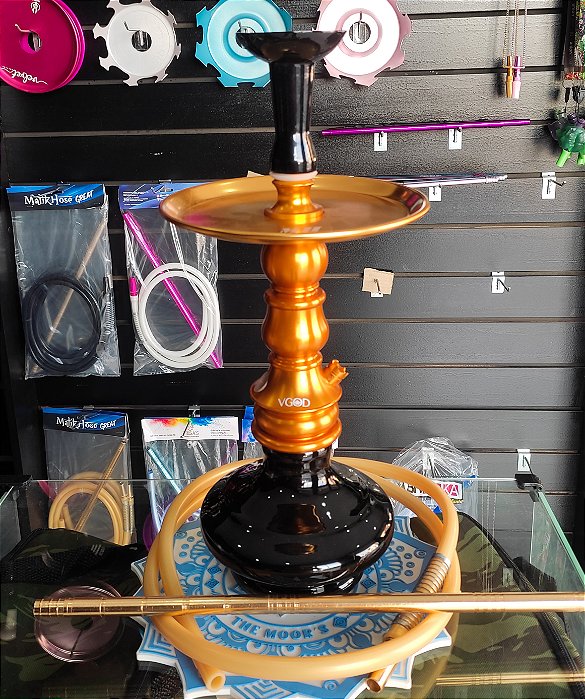 Narguile Vgod Peão Dourado
