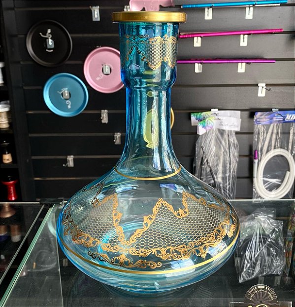 Vaso Hot Genie/Aladim Azul 30cm