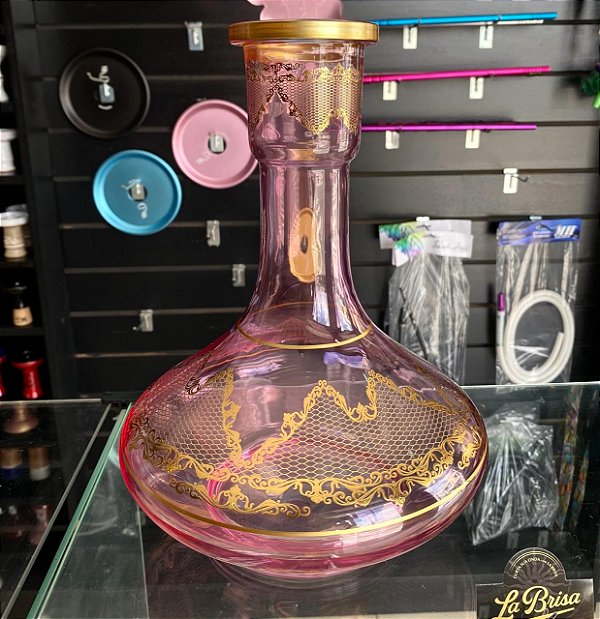 Vaso Hot Genie/Aladim Rosa 30cm