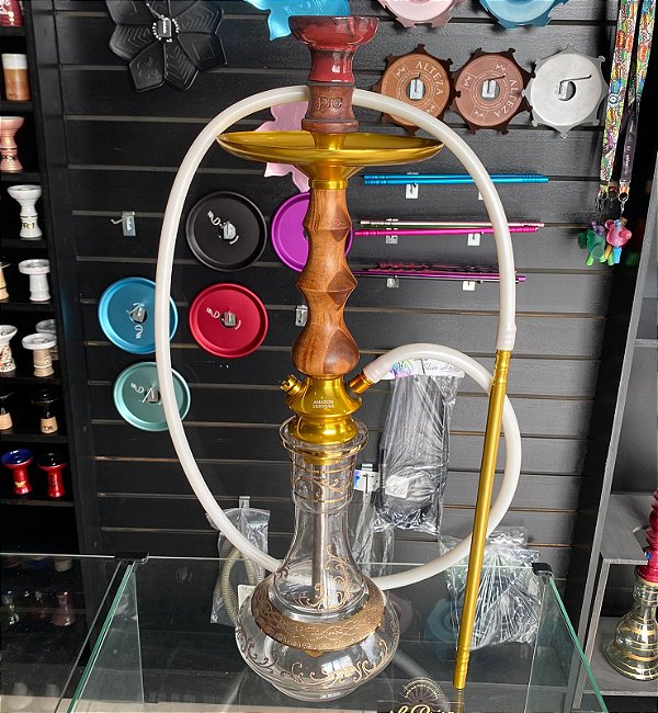 Narguile Amazon Hookah Madeira Grande