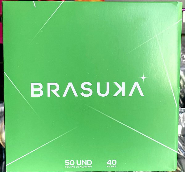 Aluminio Brasuka  50 folhas Liso