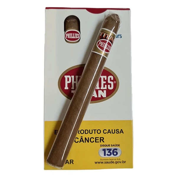 Caixa Charuto Titans Tradicional C/5