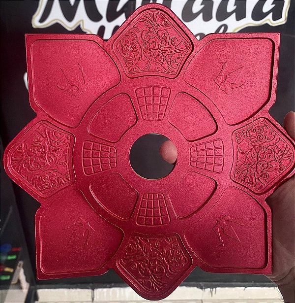 Prato imperial Hookah King Vermelho