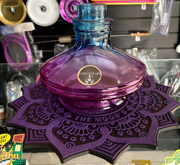 Vaso Aladim Resistente Bicolor Azul com Rosa
