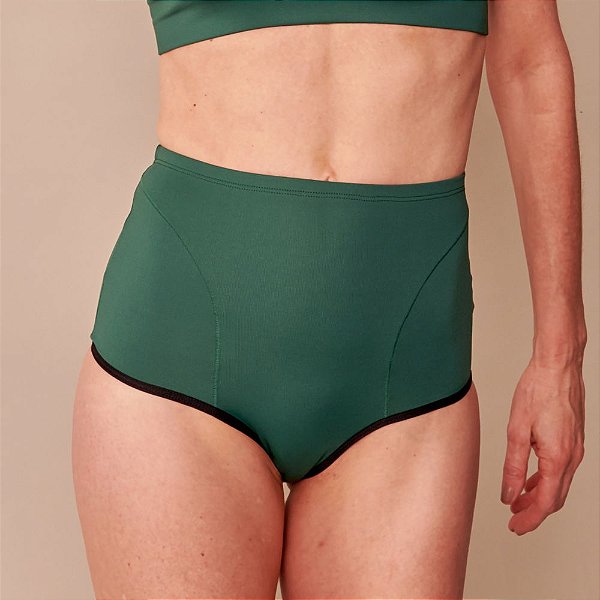 Hotpants Claudia de poliamida com elastano Verde