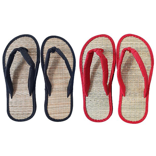 Chinelo De Palha Japonês Zori Leve Muito Conforto Para Os Pés