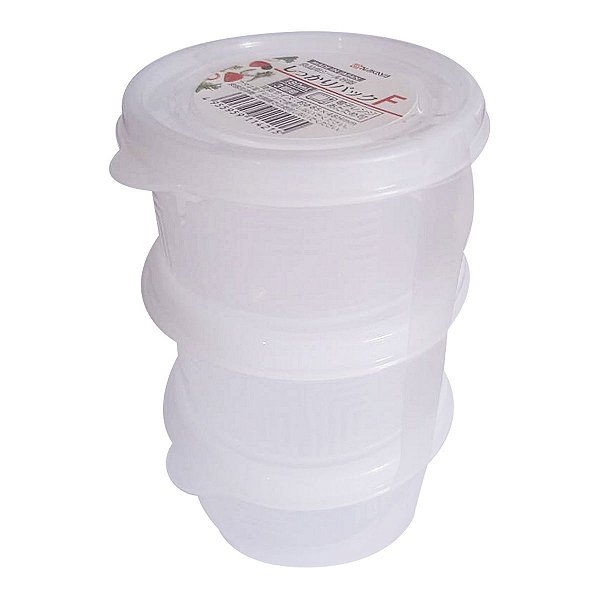 Kit C/ 3 Pote De Plástico Cada 180ml Japonês Nakaya Japao