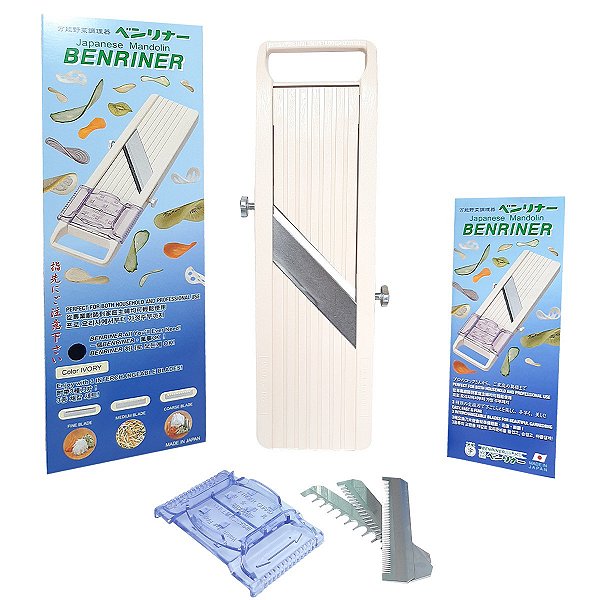 Mandolin Benriner Marfim Cortador Fatiador Legumes Original Japão