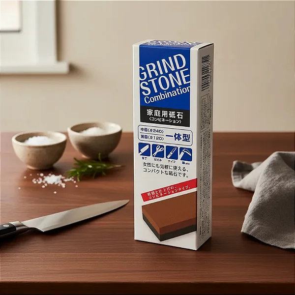 Pedra Afiar Amolar Dupla Face Japonesa #120 E#240 Cozinha