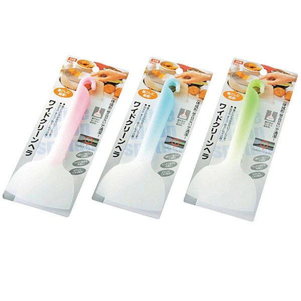 Espátula Larga De Silicone Com Cabo De Gancho 21 cm Resistente Confeitaria