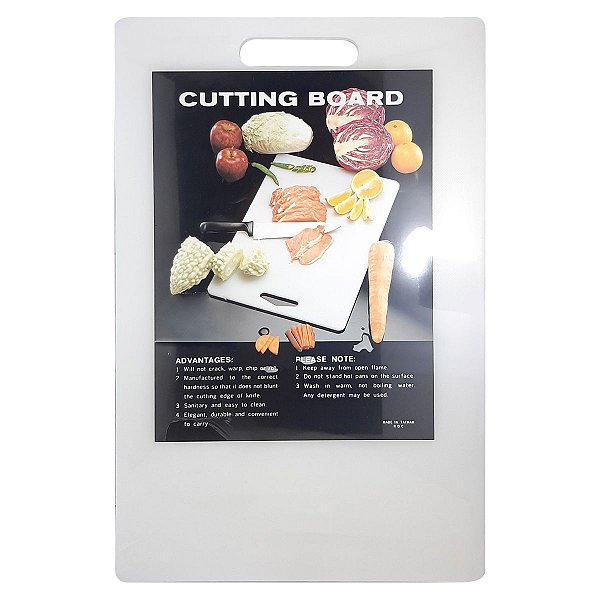 Manaita Tabua Corte Branca Sushi Carne Peixe Profissional