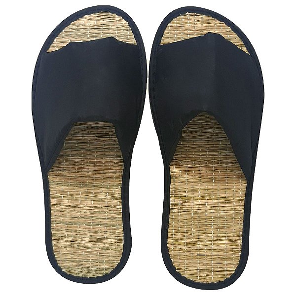 Chinelo De Palha Zori Fechado Baixo Pantufa Estilo Oriental