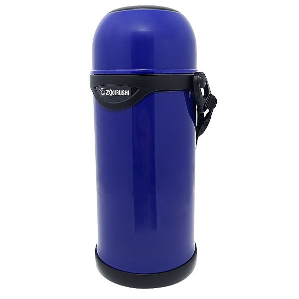 Garrafa Térmica Zojirushi SJTG Portatil Azul Aço inox Japão 1 litro