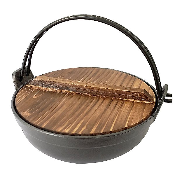 Panela Mini Nabeyaki De Ferro 18 Cm Caldo Frutos Do Mar