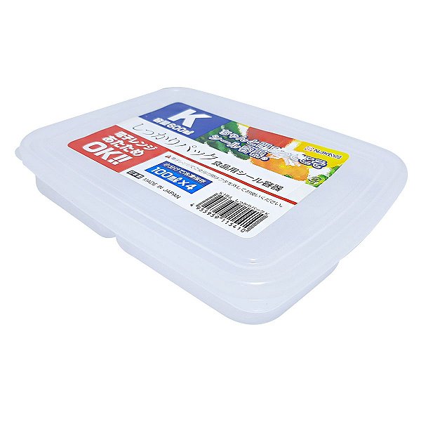 Pote Plásticojaponês Divisórias 400ml Nakaya K154 Alimentos
