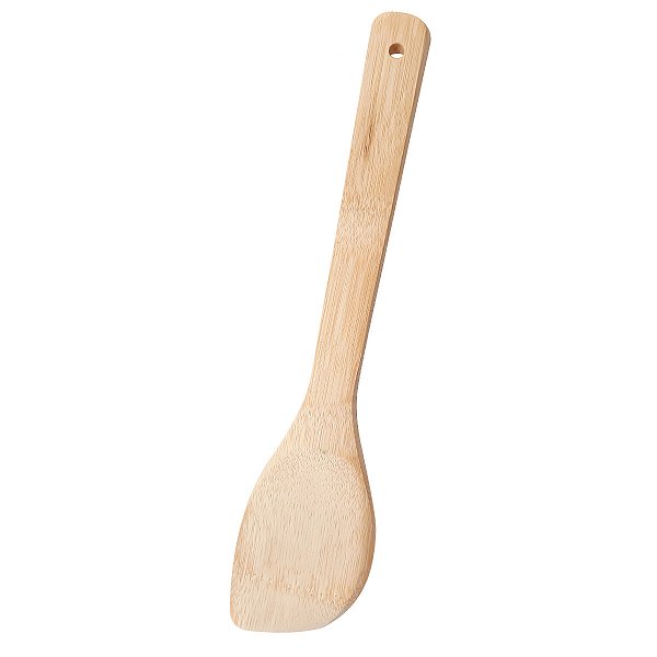 Espátula Bambu 30 Cm Curvada Arroz Sushi Hanguiri Oriental