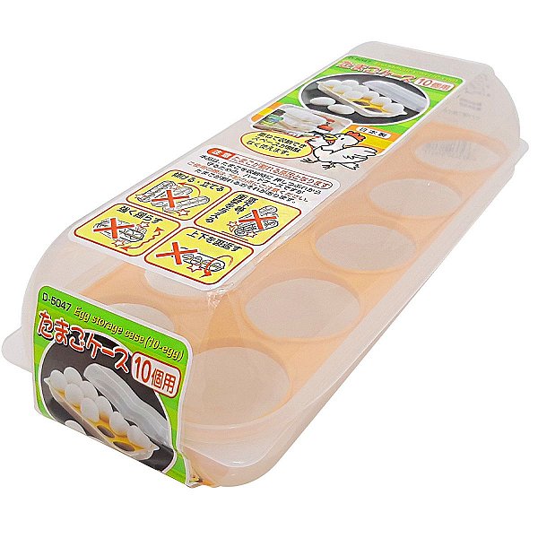Porta Ovo Japonês Organizador Geladeira 10 Unid Importado