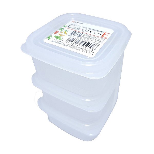 Pote Plástico Japonês Nakaya K141 C/ 3 Unidades 200 Cada