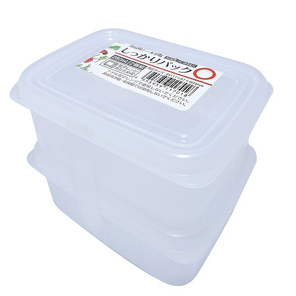 Kit C/2 Potes De Plastico 280ml Nakaya Japonês Oriental O