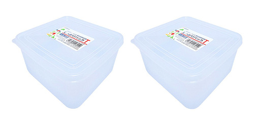 Kit C/ 2 Pote Plástico Japão - Escorredor Queijo Tofu 1,1 L
