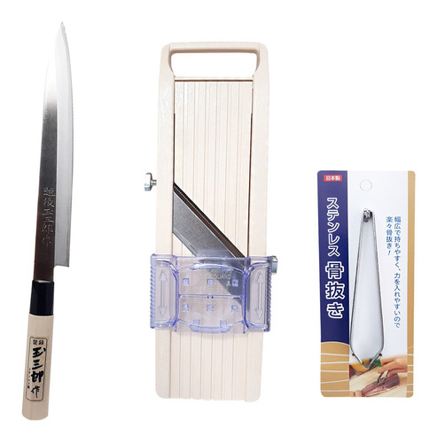 Kit 3 Utensílios Culinaria Oriental Kit Sushiman 12x S/juros