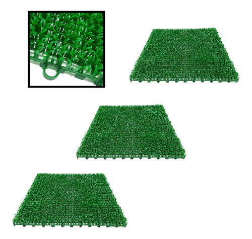 Kit 5 Grama Artificial Verde Para Decoração Sushi Oriental