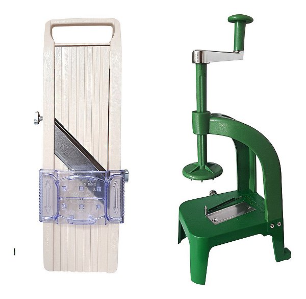 Kit 1 Fatiador Benriner Cook Help Vertical  E 1 Mandolim