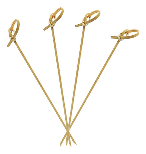 Kit 1.250 Espetinho De Bambú Nó 15 Cm Hamburgueria Buffet