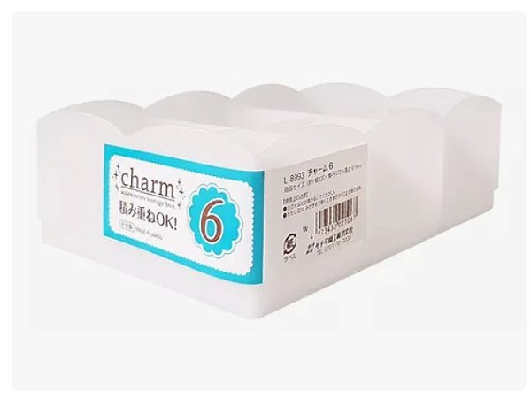 Porta Objetos 6 Divisórias Algodão Bijuterias Meias Japão