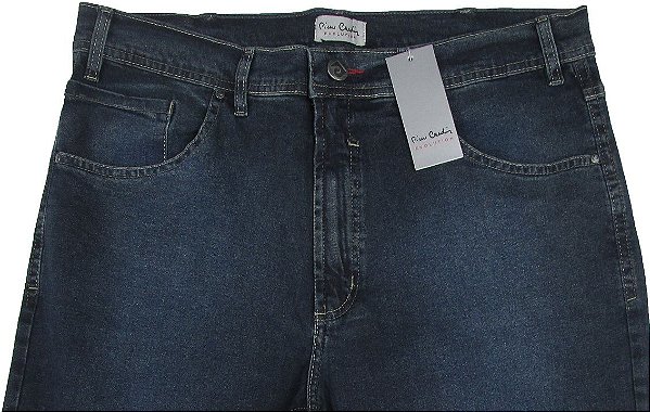 calça jeans masculina reta com elastano